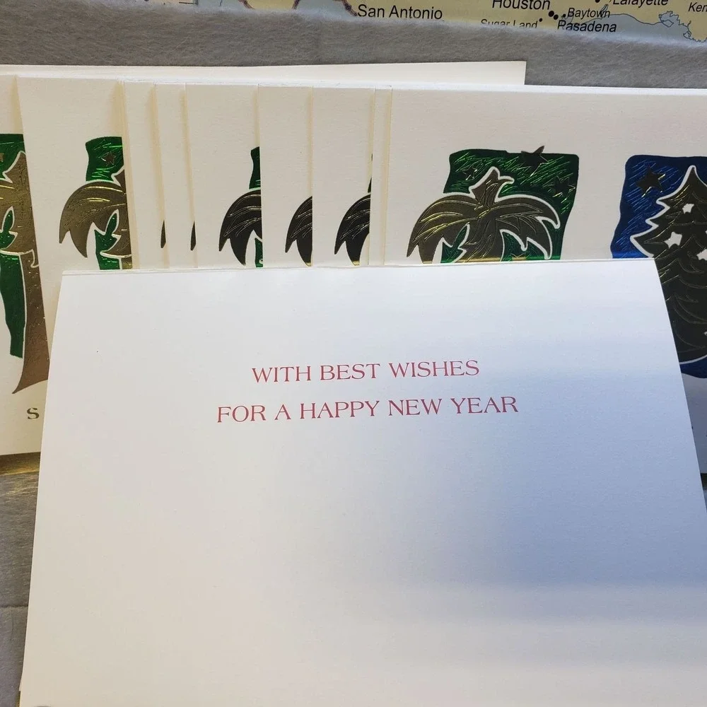 DESIGNERS COLLECTION Greeting Cards Unisex Standard Multicolor Excellent Foil